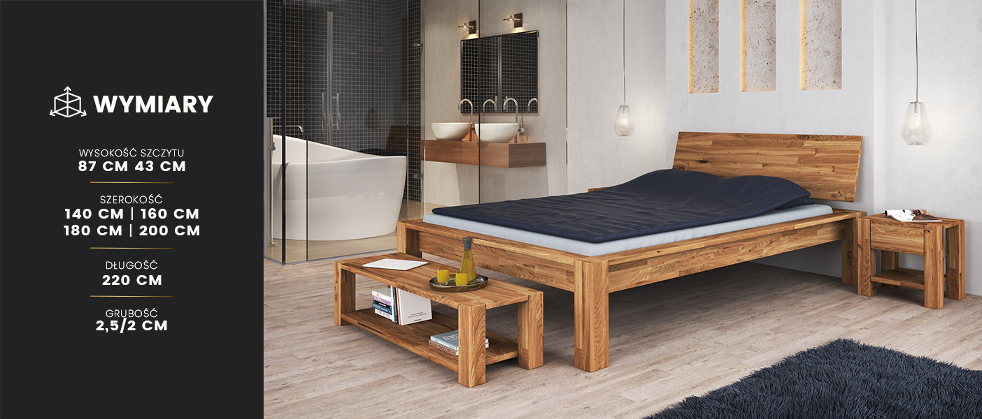 Łóżko Aruba Tartak Meble drewniane